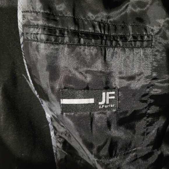NWT Jf j.ferrar men’s wool bland pea coat black medium - Picture 6 of 9